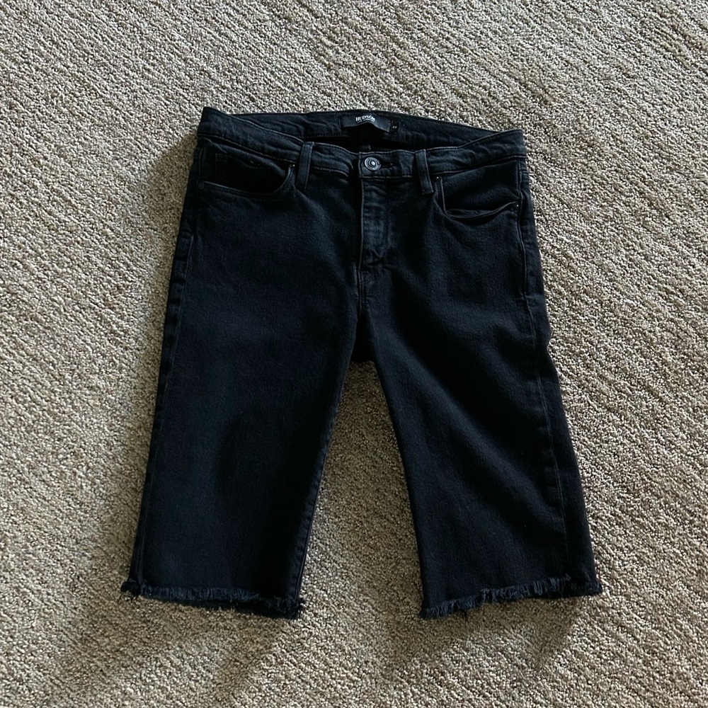 Hudson Amelia Black Denim Shorts